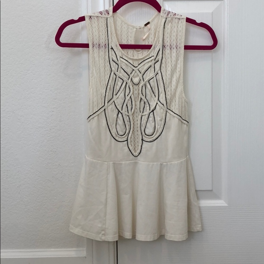 Free People Peplum top